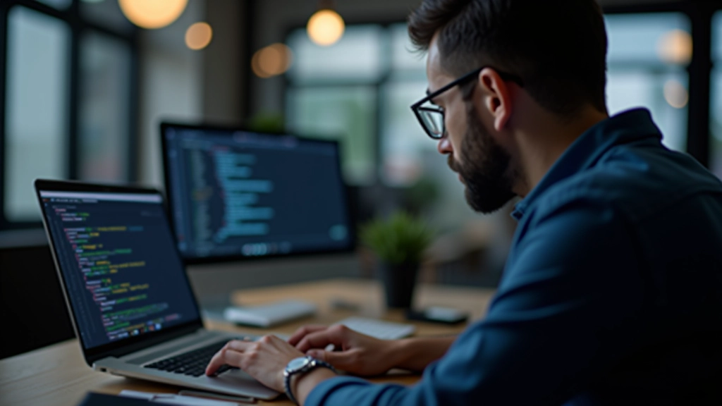 Vývojář upravuje kód pro optimalizaci obrázků v editoru s otevřenými DevTools