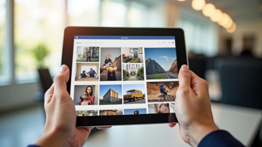 Tablet v landscape módu zobrazující optimalizovaný lightbox s responzivním rozvržením